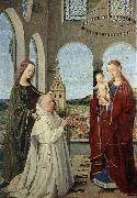CHRISTUS, Petrus Madonna and Child oil